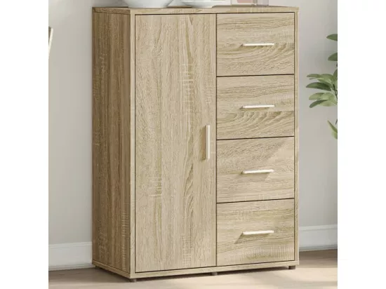 Buffet chêne sonoma 60x31x84 cm bois d'ingénierie