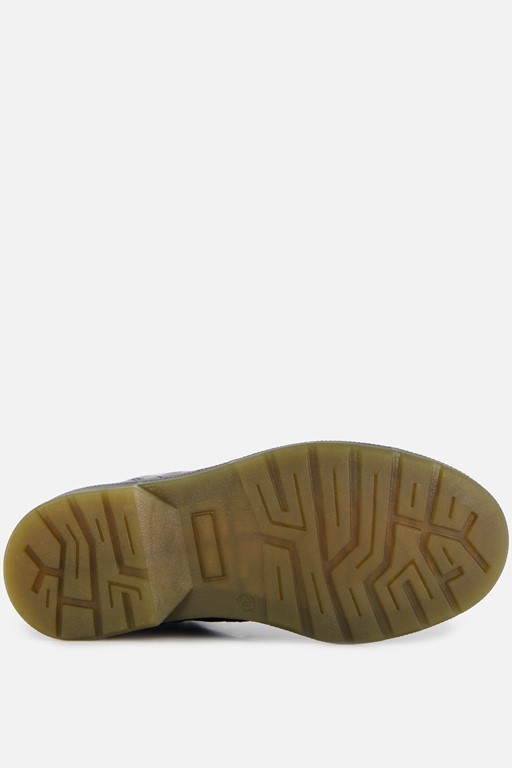 Muyters Veterboots zwart Leer 40603