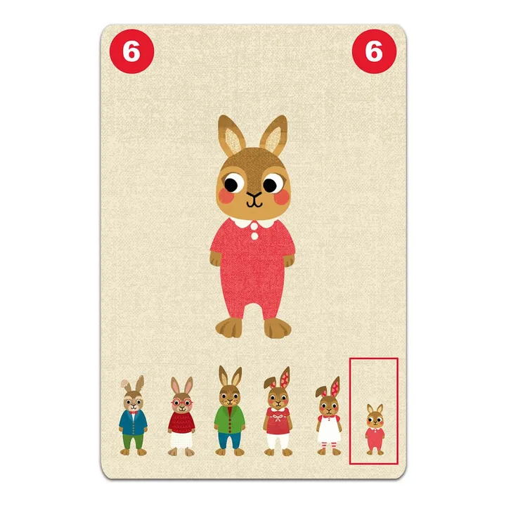 Djeco Jeu de 7 familles Familou