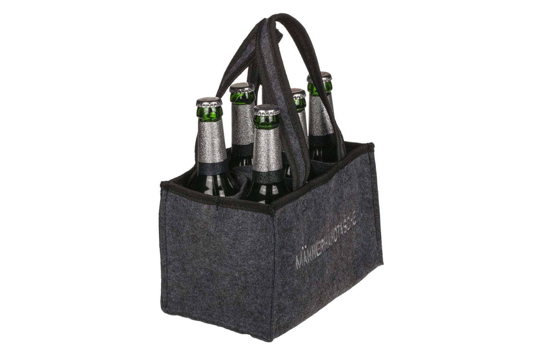 Flaschenhalter mit 6 FächernMännerhandtasche