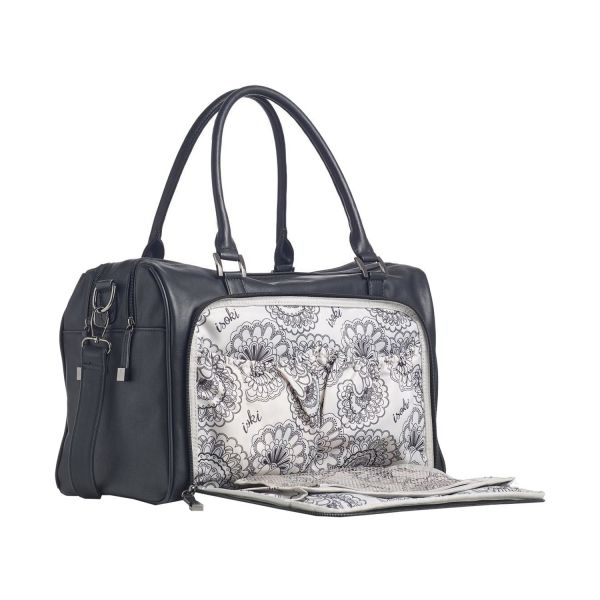 Isoki Zip Quilted Luiertas Toorak Black