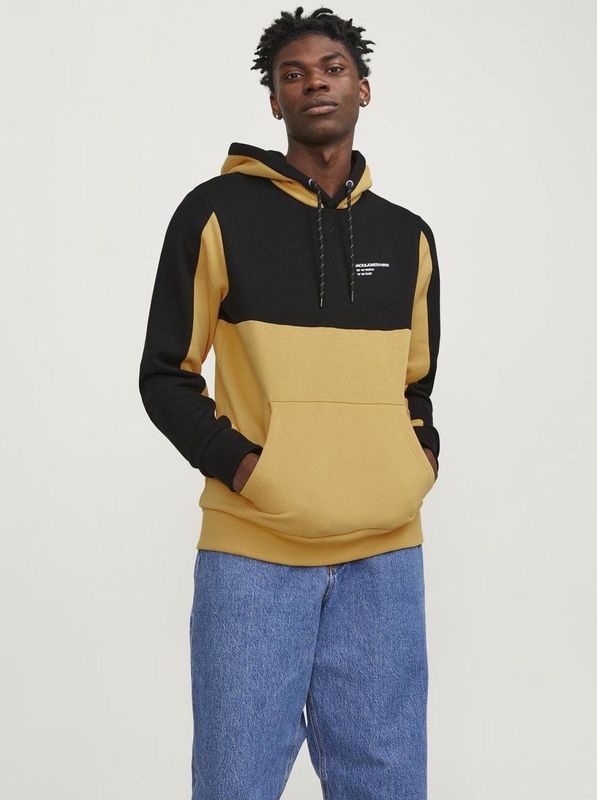 Hoodie - Groen - Katoen/Polyester - Relaxed Fit