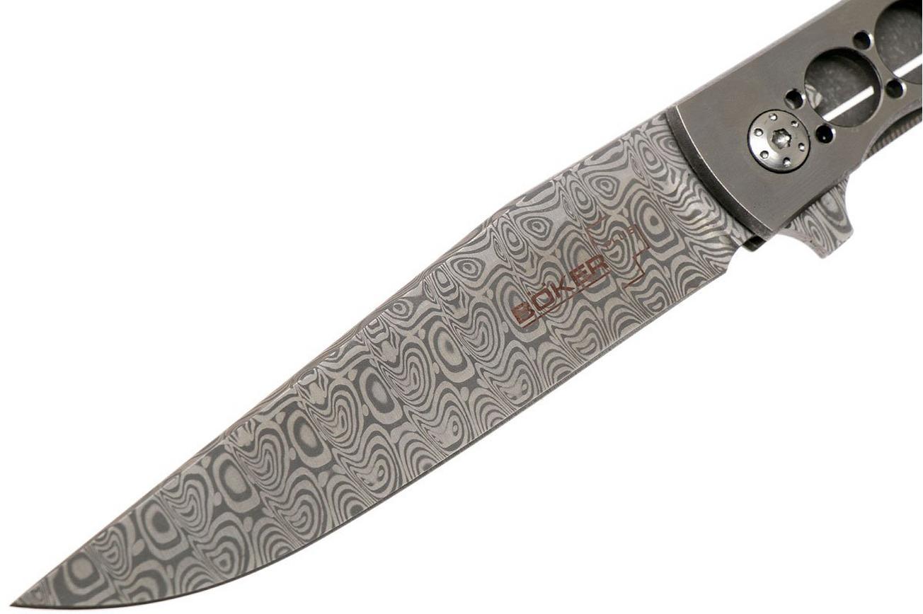 Böker Plus Urban Trapper Damasteel 01BO739DAM zakmes, Brad Zinker design