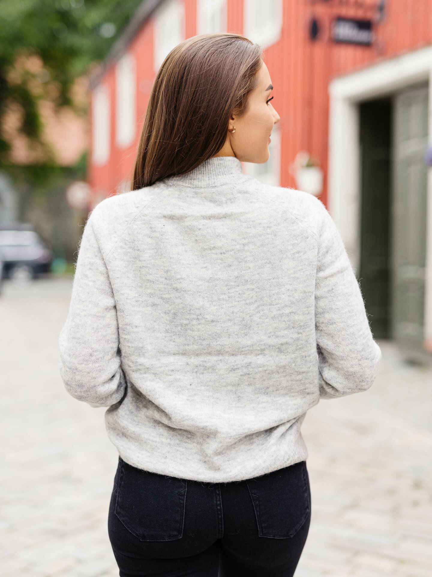 Lulu Long Sleeve Knit High Neck
