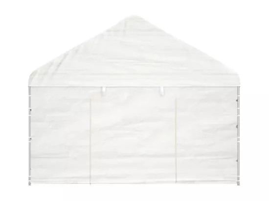 Belvédère avec toit blanc 17,84x4,08x3,22 m polyéthylène