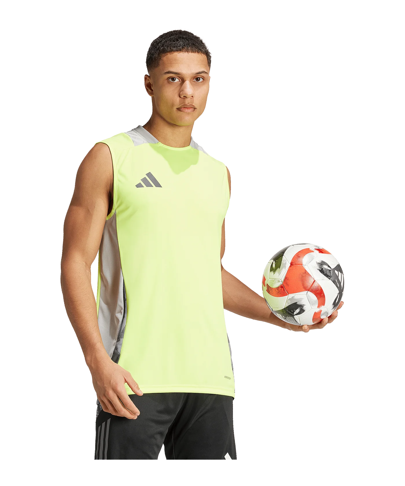 adidas Tiro 24 Competition training jersey yellow grey