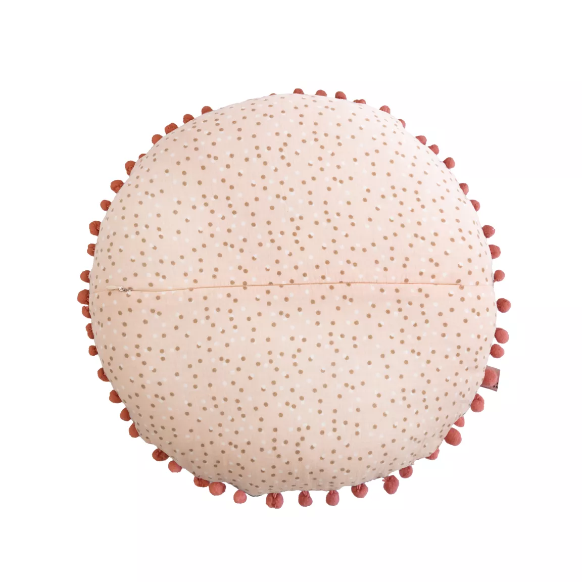 Coussin rond enfant coton (40 cm) Forêt enchantée Multicolore