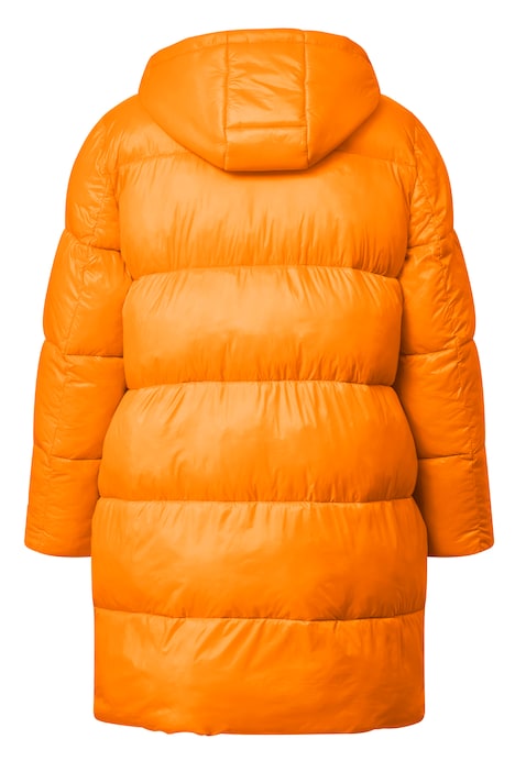 Steppjacke, Straight Fit, abnehmbare Kapuze, 2-Wege-Zipper
