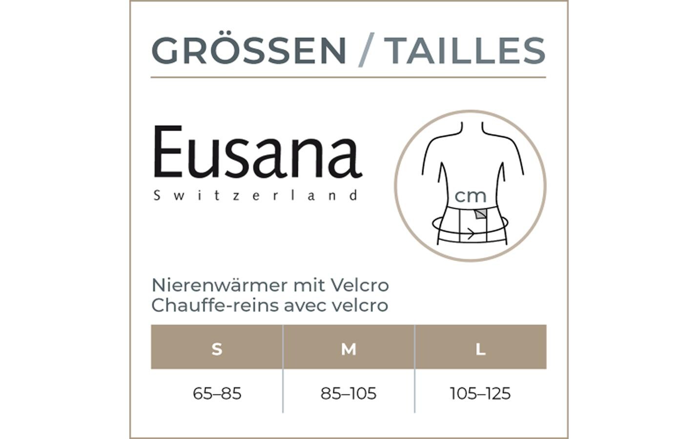 Nierenwärmer mit Velcroverschluss schwarz LThermowäsche Nierenwärmer Velcroverschluss mit Merinowolle und Seide