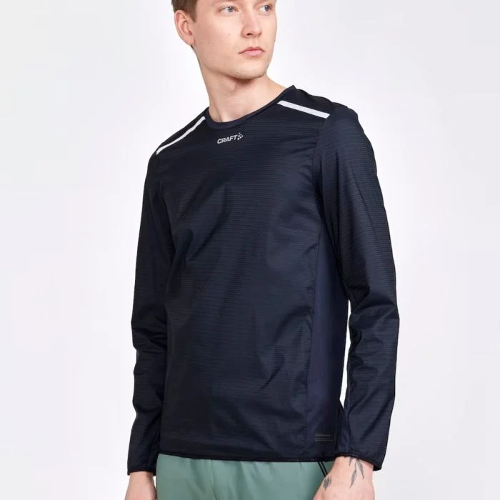 Craft Herre Trøjer Pro Hypervent LS Wind Top Sort