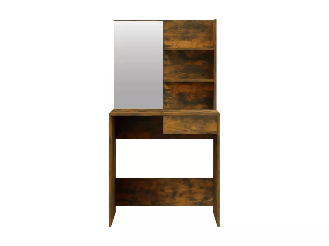 Ensemble de coiffeuse Chêne fumé 74,5x40x141 cm