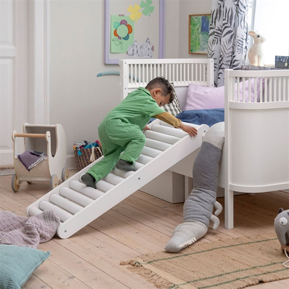 Rullerutsjebane White - Sebra → Luksusbaby.dk
