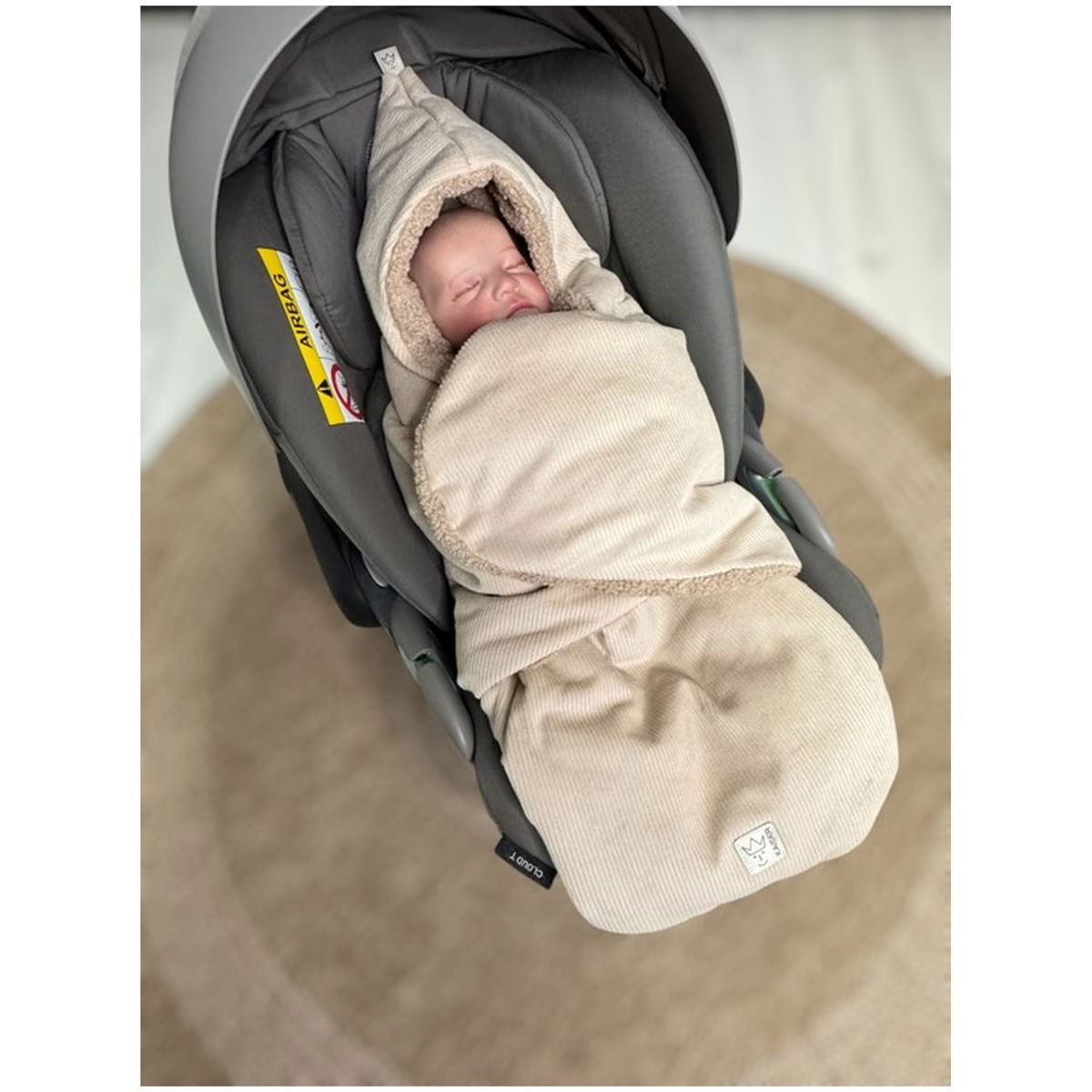 KaiserKaiser   CALLIE CORD Einschlagdecke sandshell