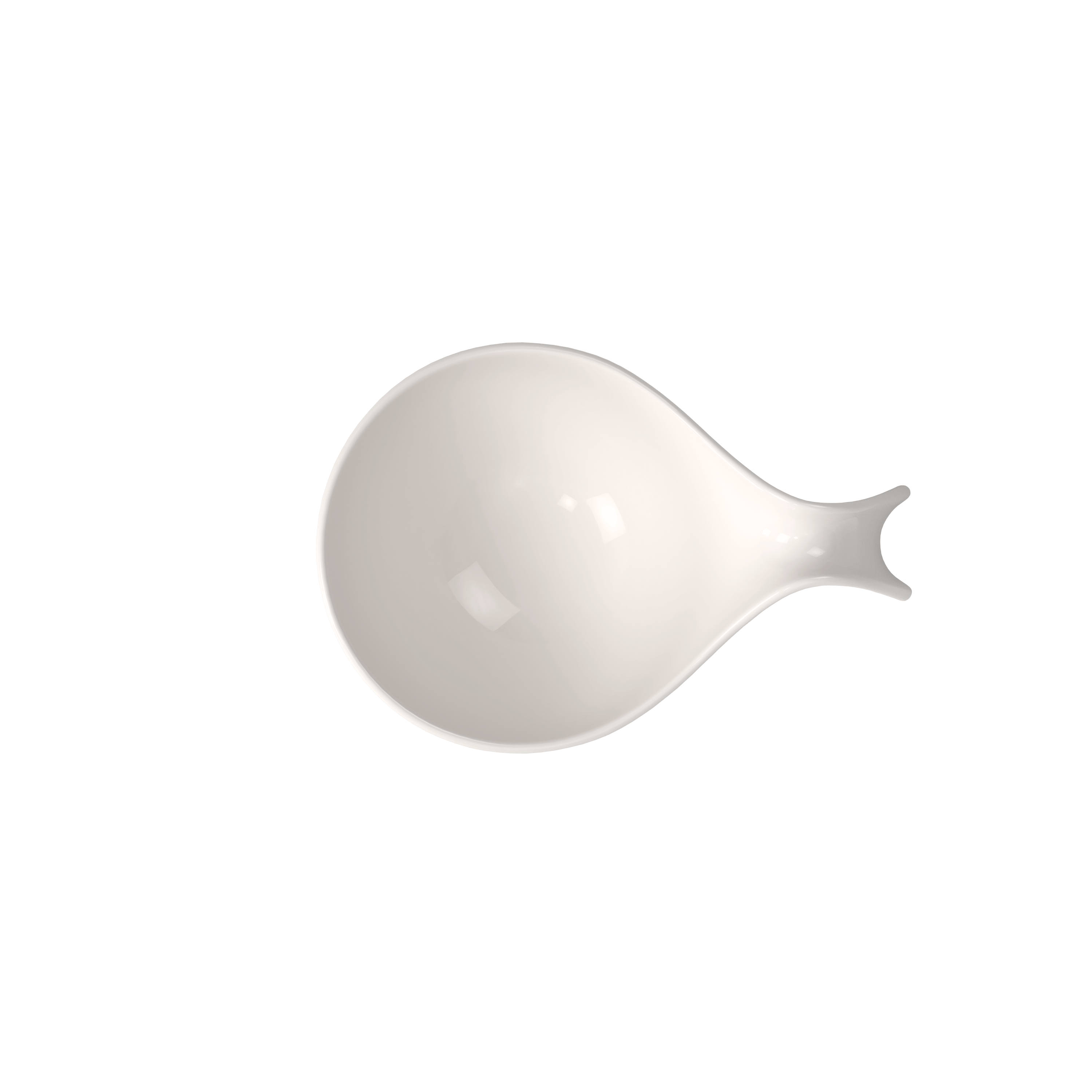 Flow Cereal bowl White, 14.3 oz, Premium Porcelain