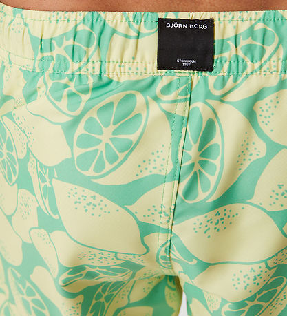 Bj?rn Borg Bådeshorts - Borg Print - Limoncello Big