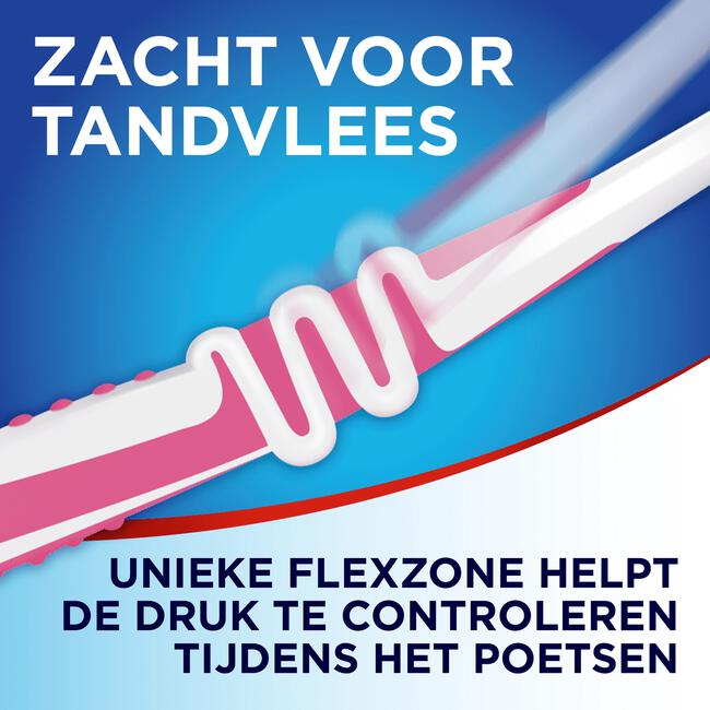 Aquafresh Clean & Flex Hard Tandenborstel Plasticvrije Verpakking 2+1 gratis