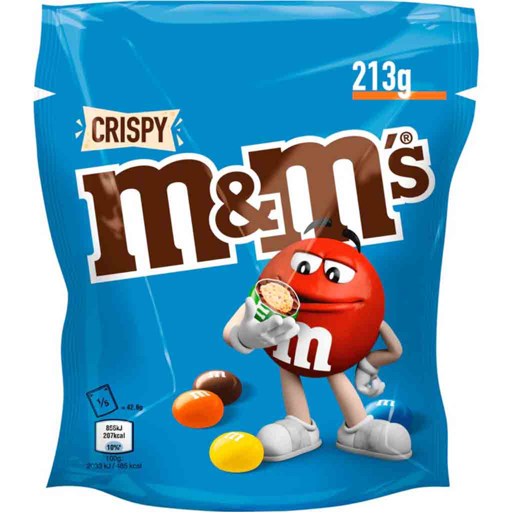 M&Ms Crispy 213g MHD:24.8.25