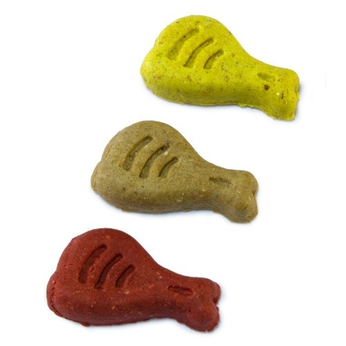 Biscoitos mistos Arquivet para cães, sabor presunto.