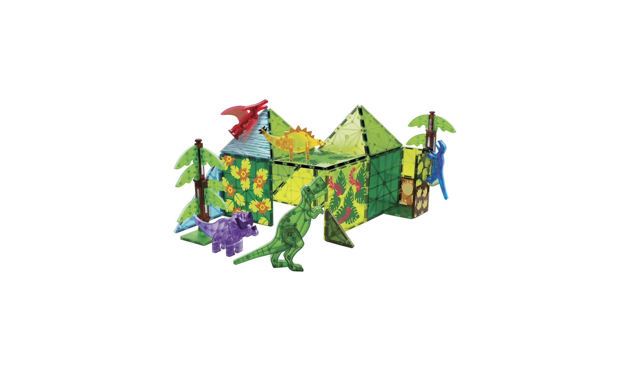 Dino World XL Set 50-teilig<br>Pädagogisches Magnetspielzeug