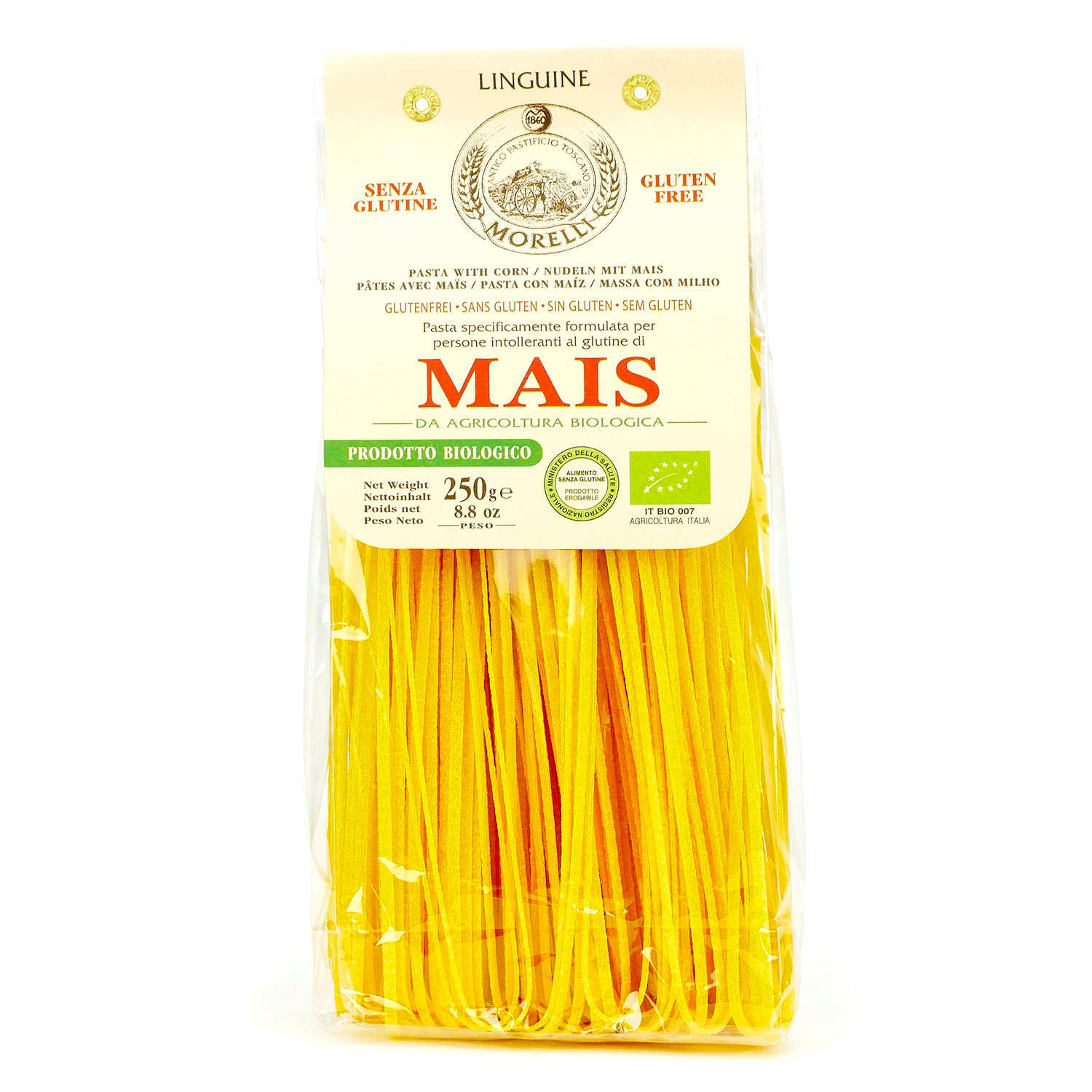 Pâtes Linguine au maïs sans gluten bio