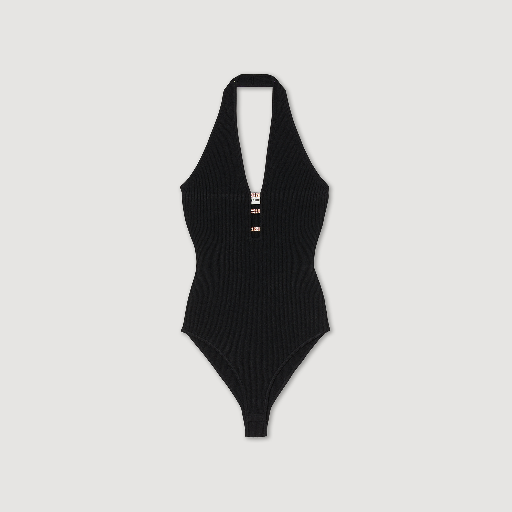 Body en maille detail bijou