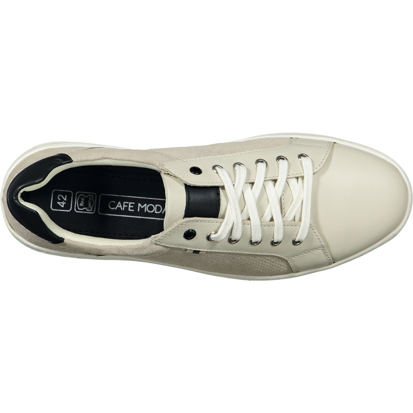 Cafe Moda Herren-Sneaker Leder 45