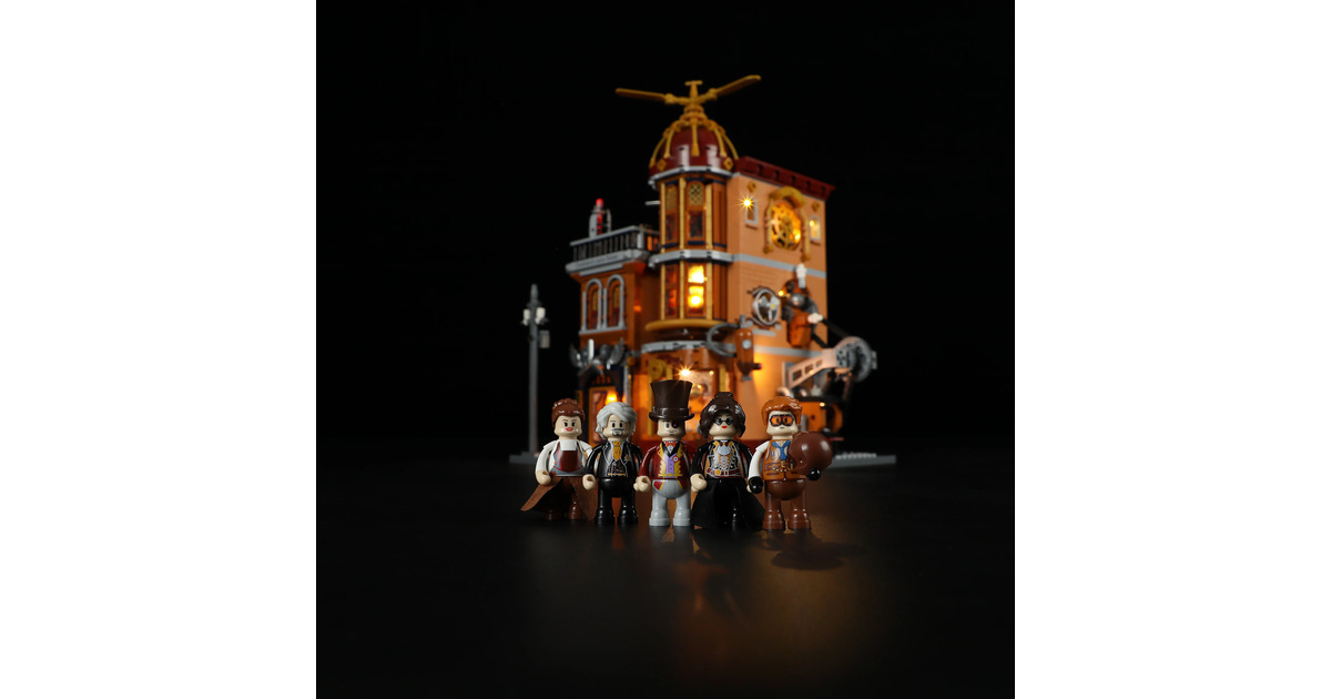 LumibricksSteampunk World - Steampunk Flying Club Constructiespeelgoed  (F9050)