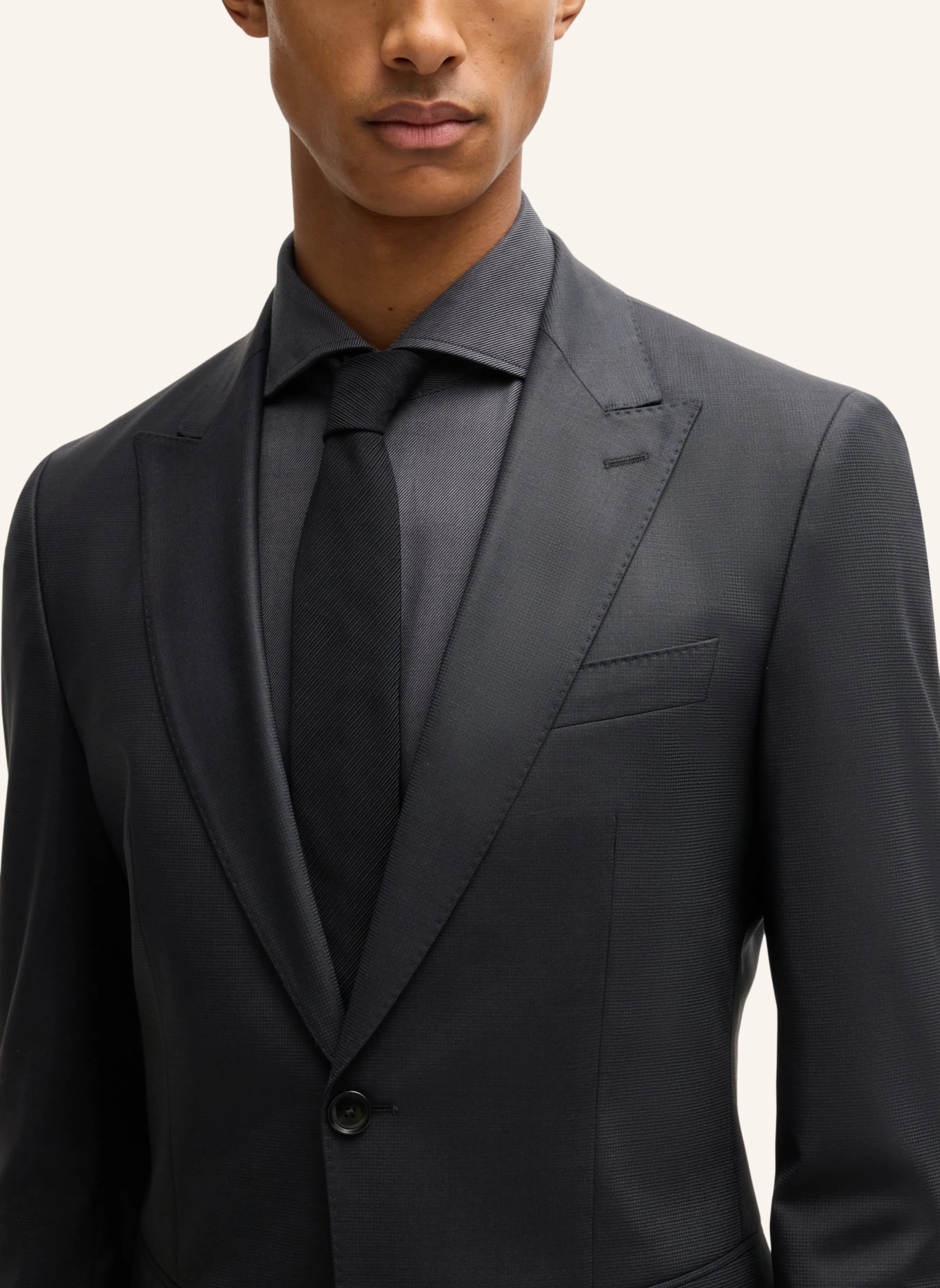 BOSS Business Anzug H-HUGE-2PCS-PEAK-242 Slim Fit