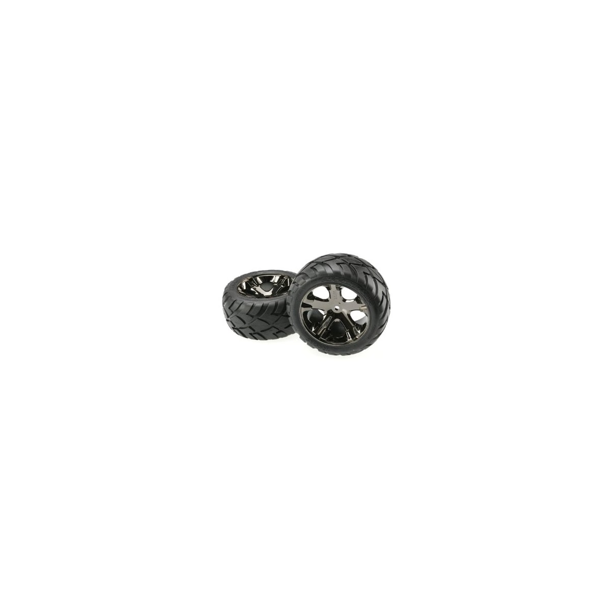 TRX-3773A Tires & wheels, assembled, glued Rear