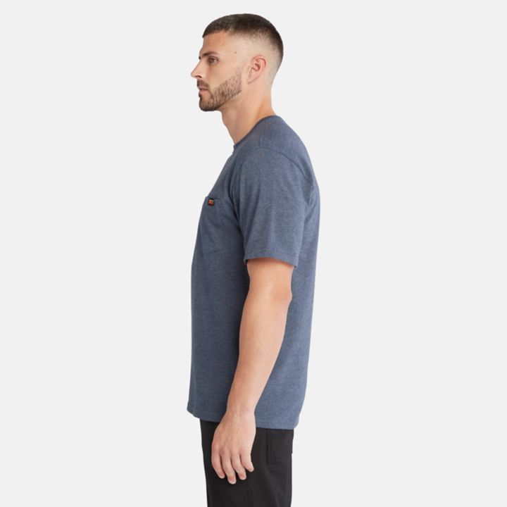 Camiseta Timberland PRO Core Pocket Masculina na cor Azul