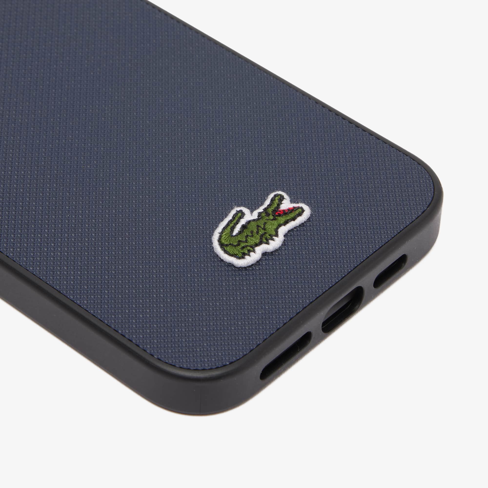 Coque iPhone 14 Pro Max effet petit piqué Coques iPhone - Bleu - Lacoste - Unisex