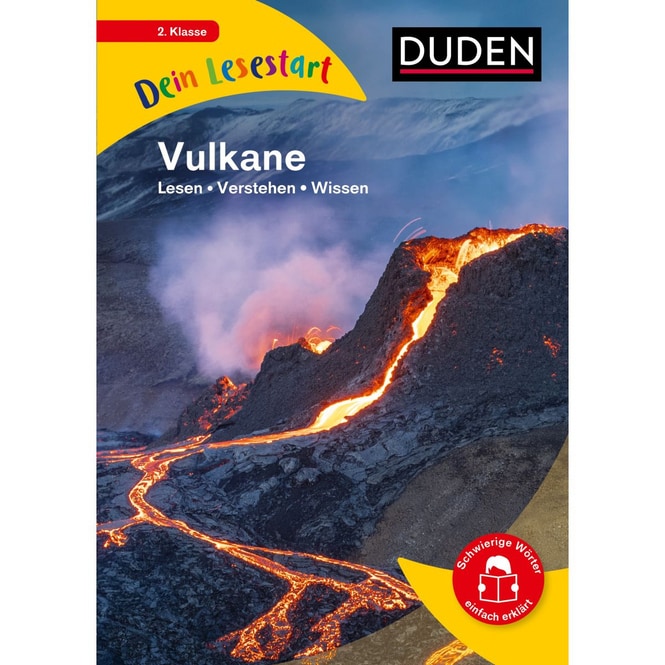 DUDEN - Dein Lesestart - Vulkane - Lesen, Verstehen, Wissen - 2. Klasse - Band 14