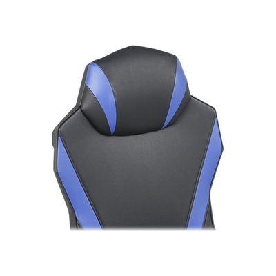 Fauteuil gamer ONLINE - accoudoirs réglables - enceintes intégrées - noir et bleu