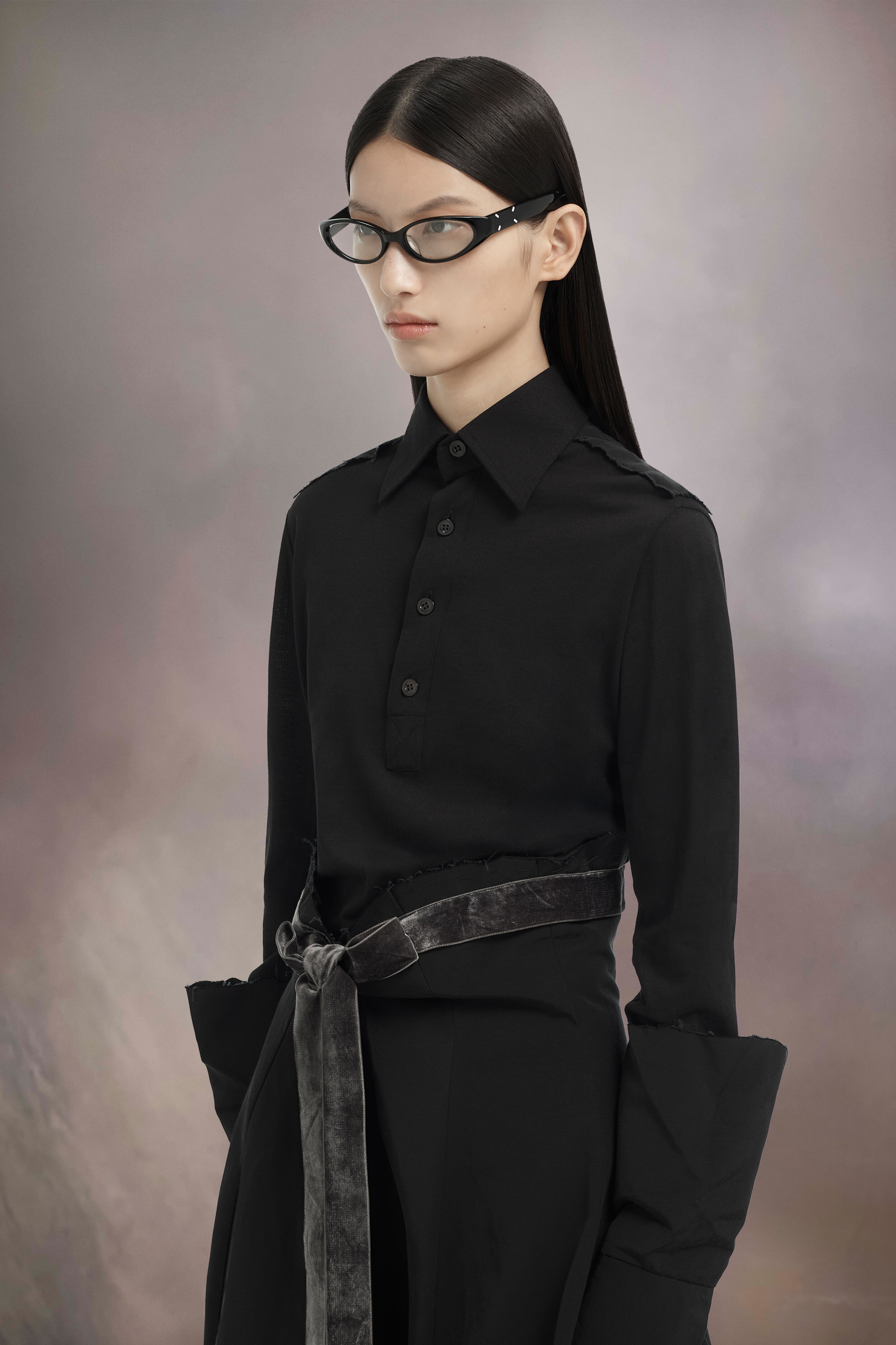 Lunettes cat-eye noires x Gentle Monster​