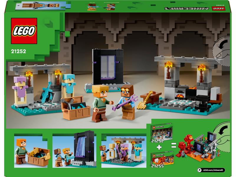 LEGO® Minecraft Die Waffenkammer 21252 Bauspielzeug zum Videospiel