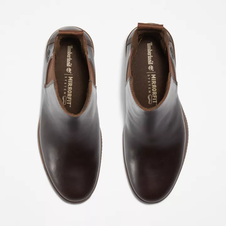 Bota Chelsea Dalston Vibe Feminina na cor marrom