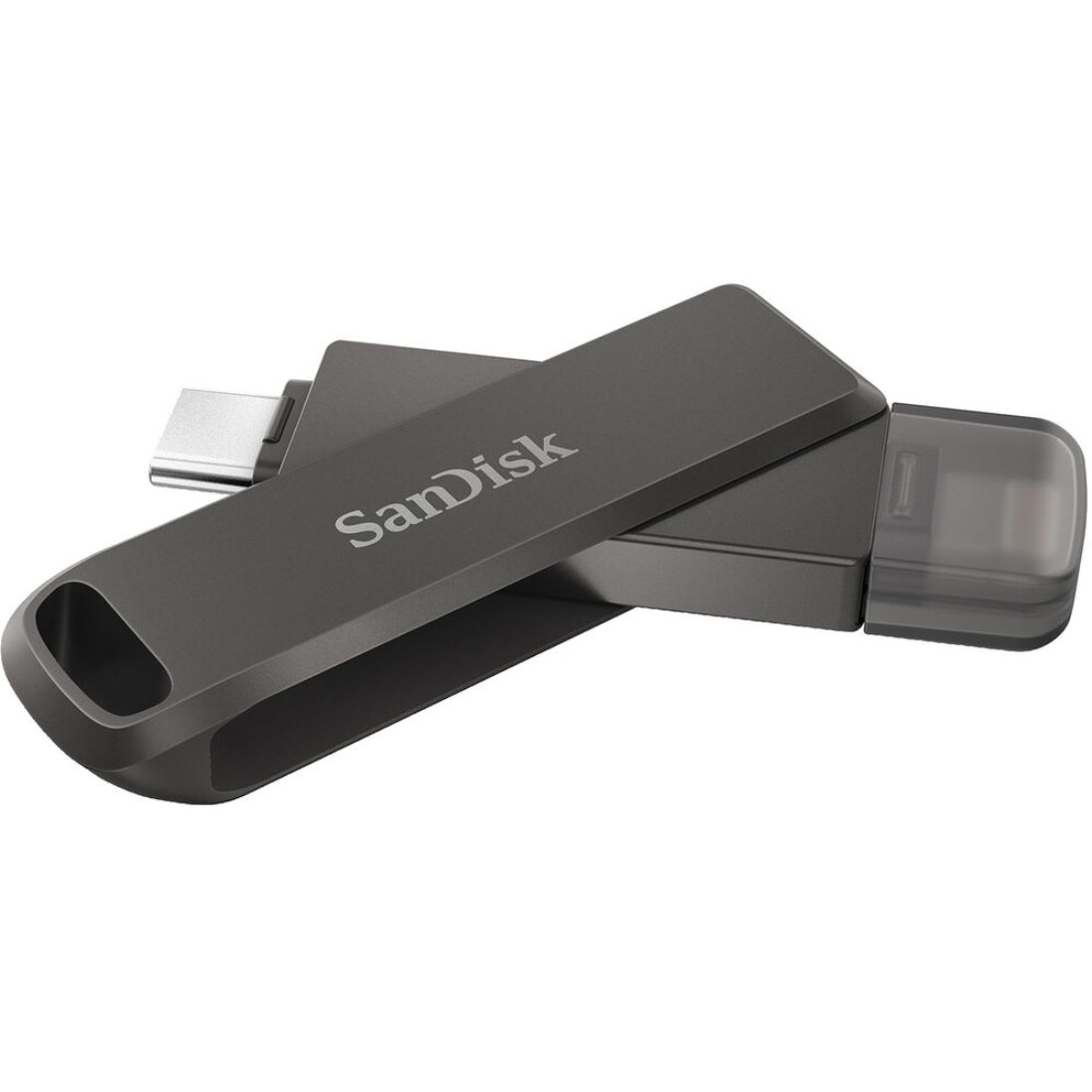 (128GB) iXpand Flash Drive Luxe USB C 3.1 / Lightning Speicher Stick Flash Drive (SDIX70N-128G-GN6NE) - Schwarz
