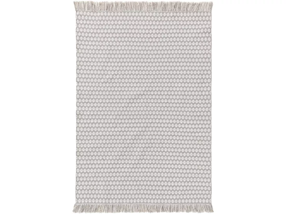 Tapis fabriqué à partir de matériaux recyclés Morty Gris 160x230 cm