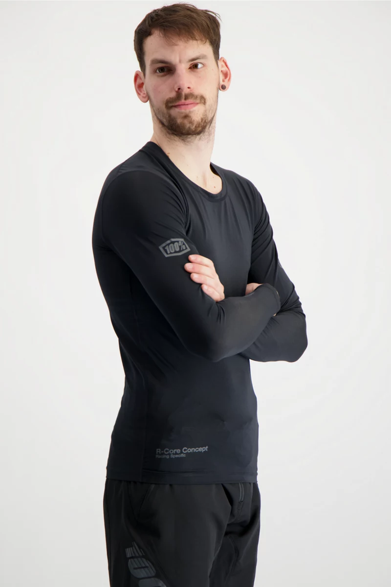 100 PERCENT R-Core Concept LS Herren Biketrikot