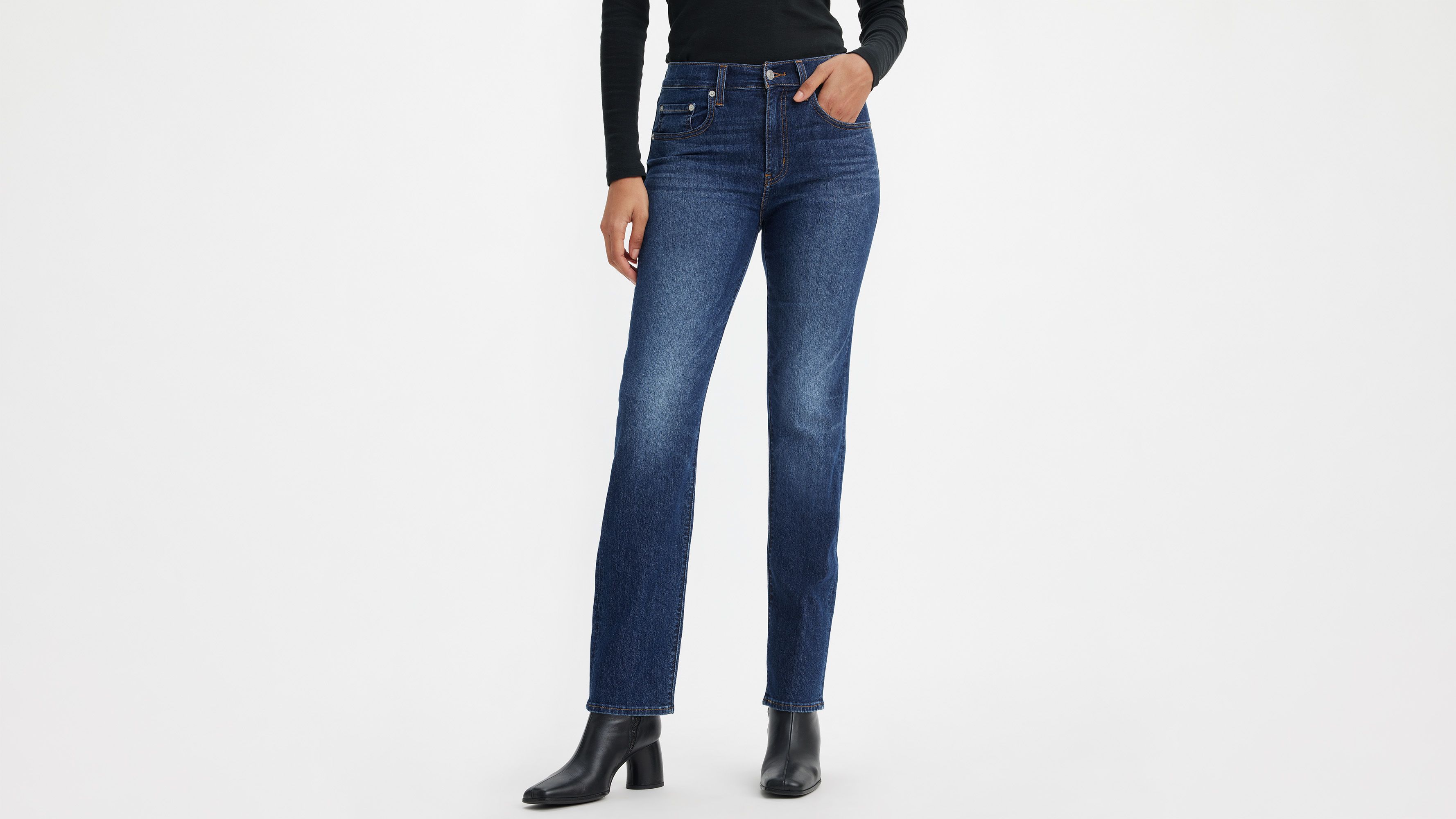 Jean 724™ taille haute Straight Lightweight - Cool I Am In Paradise - Bleu