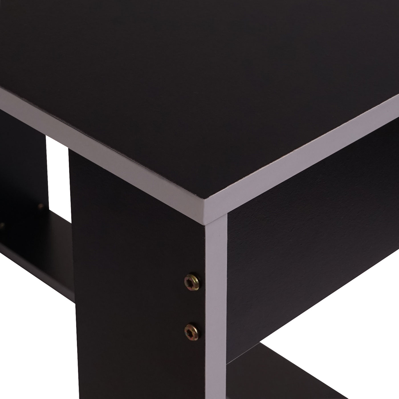 Schreibtisch MCW-J26, Computertisch Bürotisch, 120x60x76cm ~ schwarz-grau