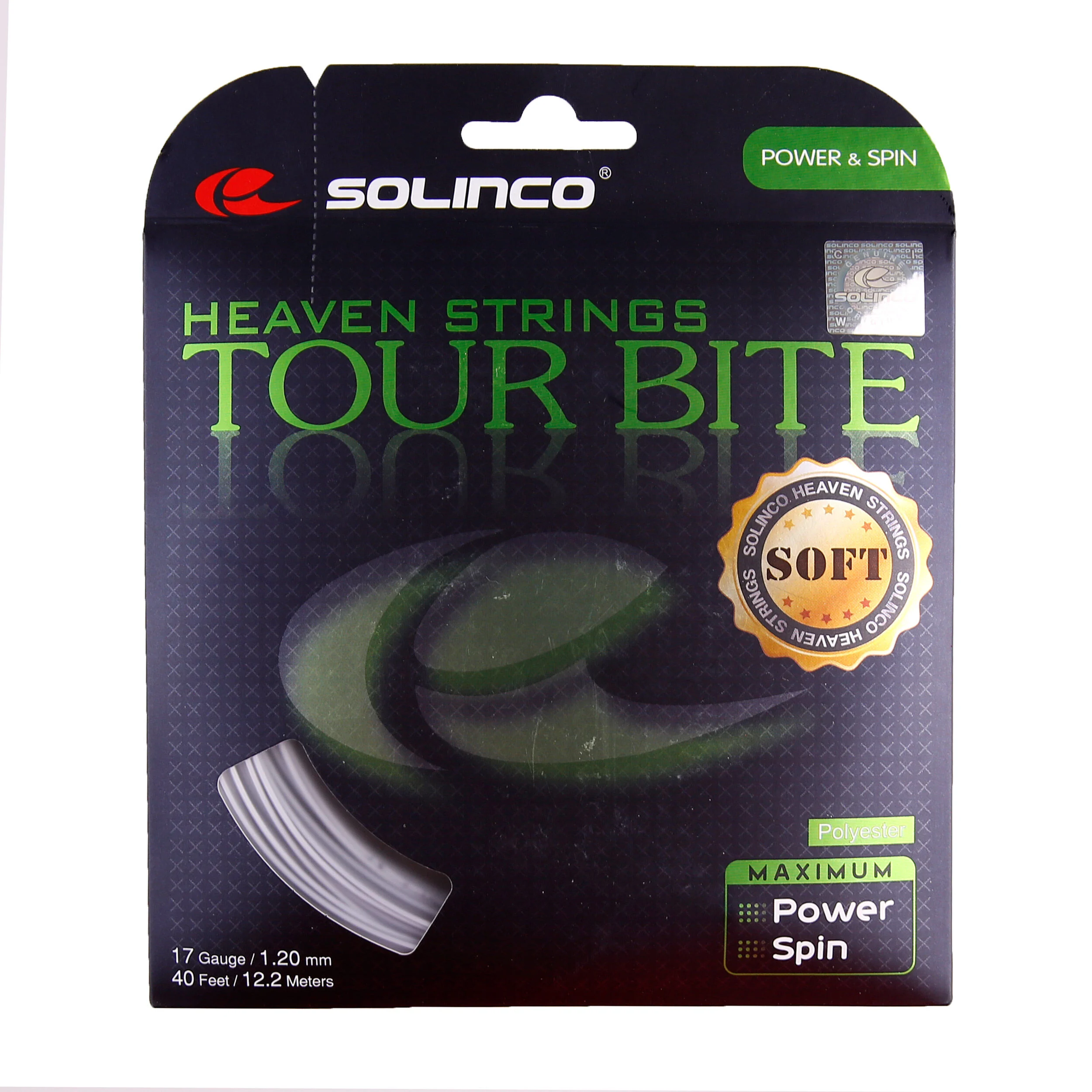 Solinco Tour Bite Soft Cordage En Garniture 12,2m - Argent
