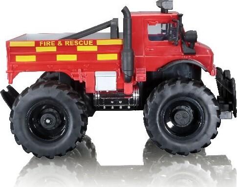 Maisto Bil - Fjernstyret Brandbil - Mercedes Benz Unimog - 1:16