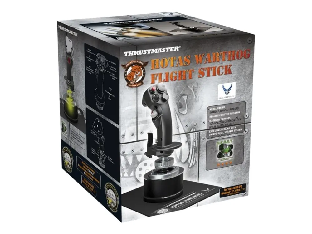 Thrustmaster HOTAS Warthog Flight Stick - Joystick - 19 knapper - kabling - for PC