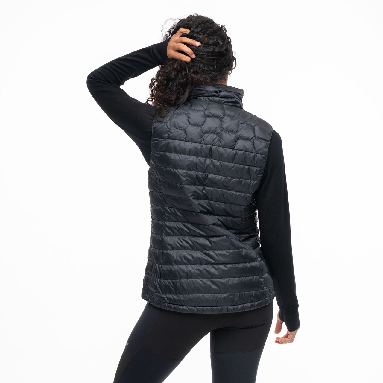 Magma Light Down Vest Dame Black