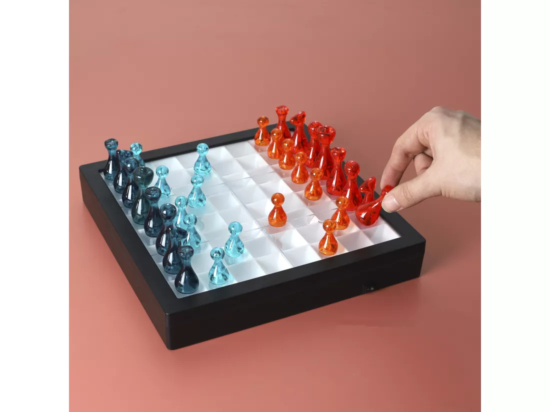 Jeu D Echec Transparent Led M8