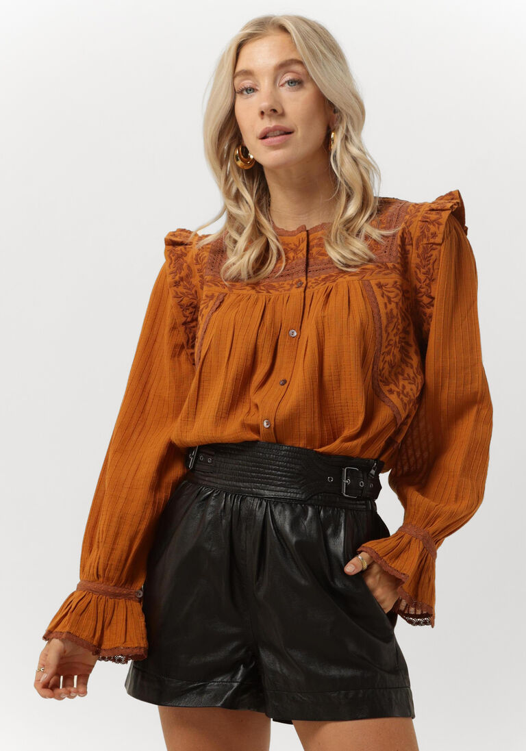 ANTIK BATIK bruine antik batik blouse bernardo blouse