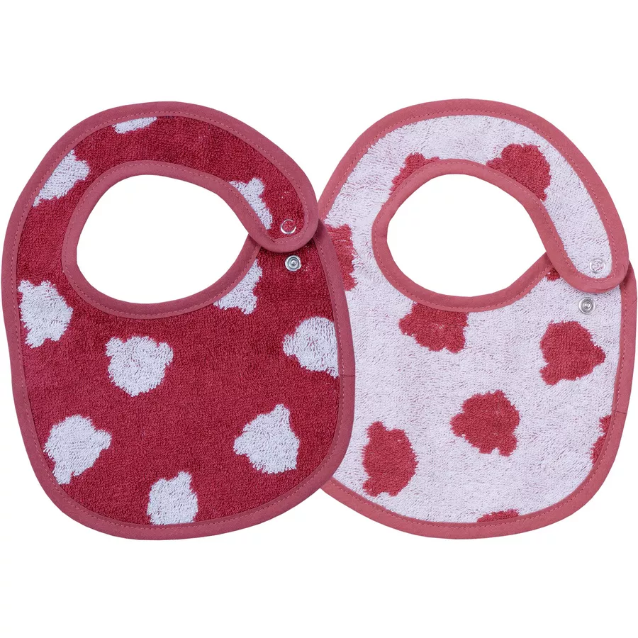 WÖRNER SÜDFROTTIER Druckknopflätzchen Teddy rot 2er Set