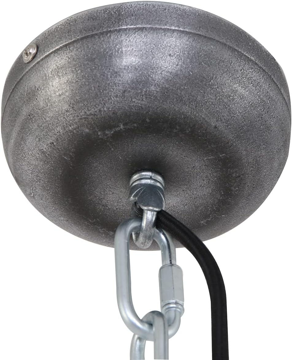 Steinhauer Bikkel Hängeleuchte Schwarz 42 cm breit