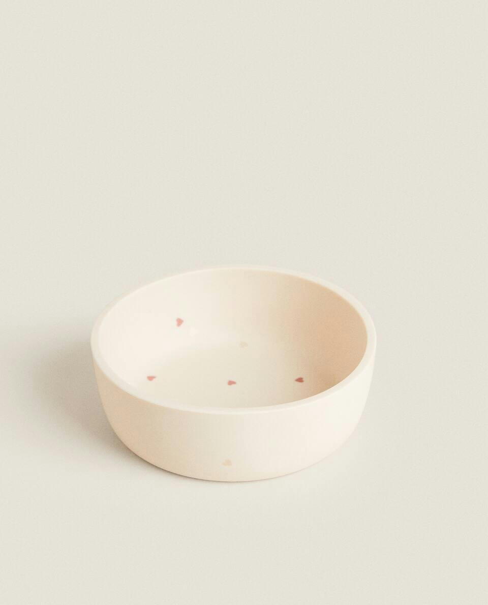 TIGELA DE SILICONE EM FORMATO DE CORAÇÃO